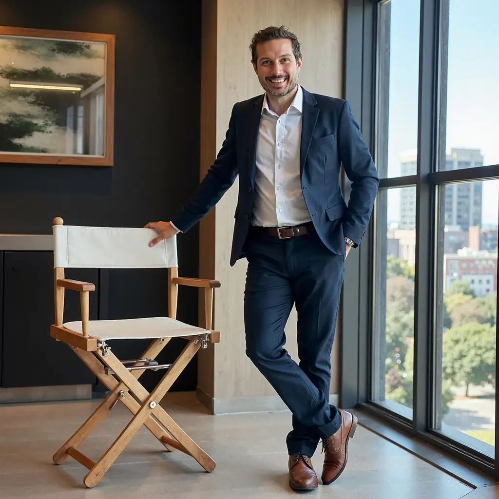 Le réalisateur (ARRQ) Jean-Francois Lavalliere, fondateur de l'Agence BRIGHT